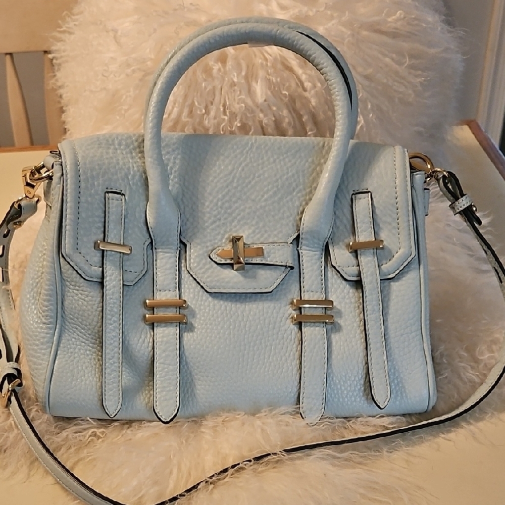 Rebecca Minkoff Light Blue LEATHER Handbag